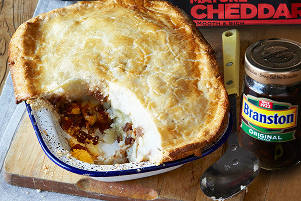 Cheese, Pickle & Potato Pie