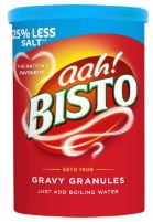 Bisto Reduced Salt Gravy Granules 190g-UK Goodies