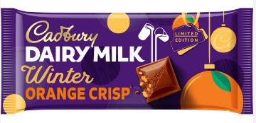 Cadbury Dairy Milk Winter Orange Crisp 360g-UK Goodies