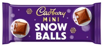 Cadbury Mini Snowballs Tablet 110g-UK Goodies