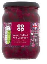 Co-Op Sweet Pickled Red Cabbage 335g-UK Goodies
