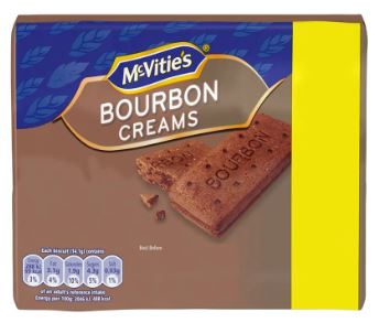 McVitie's Bourbon Creams 300g BBD 24/2/24-UK Goodies