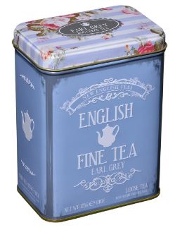 New English Teas - Fine Tea Tea Tin - Loose Leaf Early Grey-UK Goodies