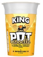 Pot Noodle King Size Original Curry 114g BBD 30/4/24-UK Goodies