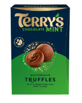 Terry's Chocolate Mint Milk Truffles 200g-UK Goodies