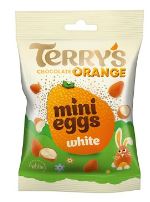 Terry's Chocolate Orange Mini Eggs White 80g-UK Goodies