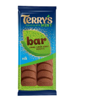 Terry's Chocolate Mint Flavour Chocolate Bar 90g BBD 28/4/26 (Copy)-UK Goodies