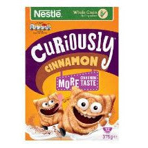 Nestle Curiously Cinnamon 375g BBD 31/3/26-UK Goodies