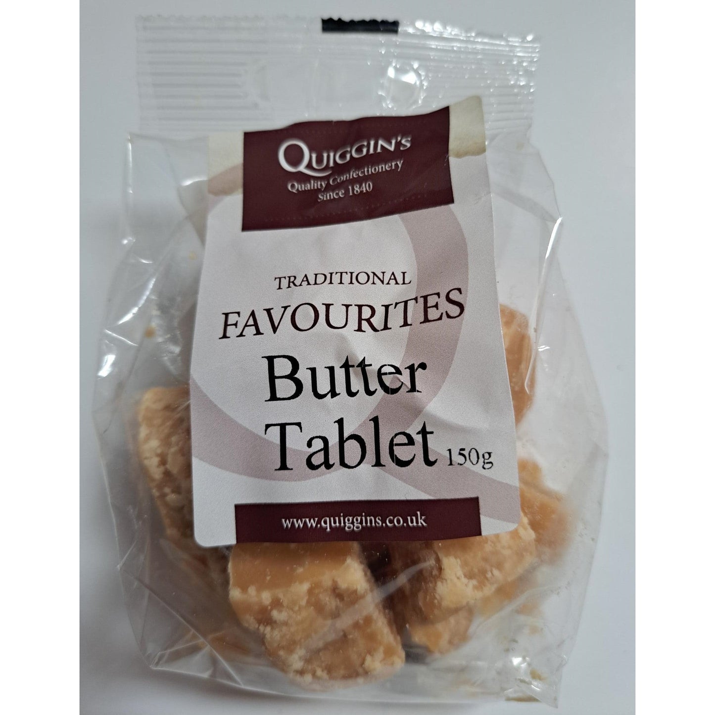 Quiggin's Traditional Favourites Butter Tablet 150g-UK Goodies