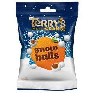 Terry's Chocolate Orange Snowballs 70g-UK Goodies