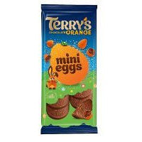 Terry's Chocolate Orange Mini Eggs Bar 90g BBD 28/2/26-UK Goodies
