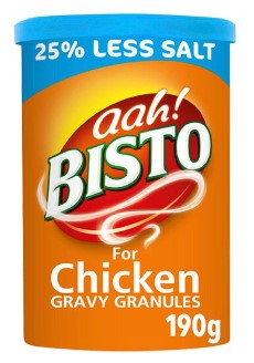 Bisto Reduced Salt Chicken Gravy Granules 190g-UK Goodies