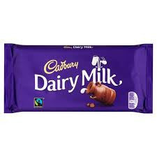 Cadbury Dairy Milk 95g BBD 3/5/26-UK Goodies