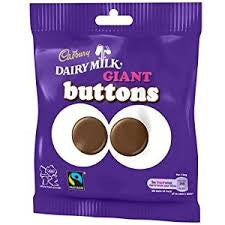 Cadbury Dairy Milk Giant Buttons 40g BBD 27/5/24-UK Goodies