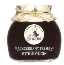 Mrs Bridges Blackcurrant Preserve with Sloe Gin 340g-UK Goodies