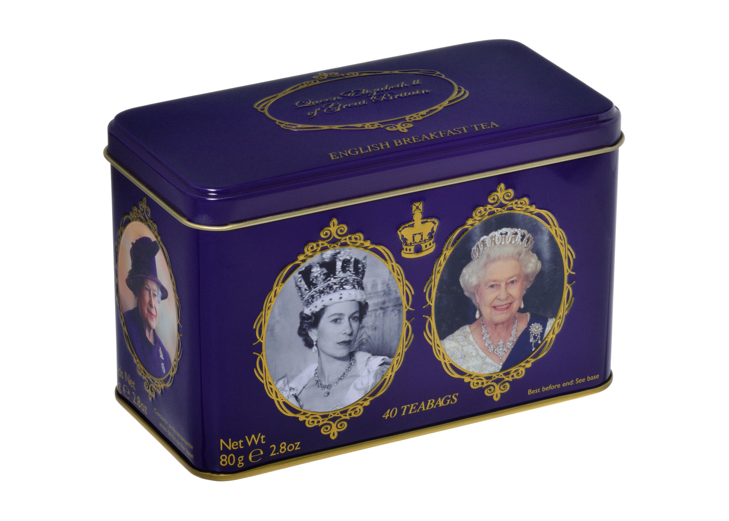 New English Teas - Queen Elizabeth II Tea Tin-UK Goodies