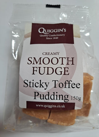 Quiggin's Creamy Smooth Fudge Sticky Toffee Pudding 150g-UK Goodies