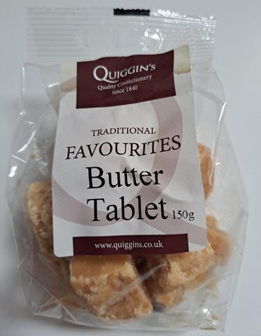 Quiggin's Traditional Favourites Butter Tablet150g-UK Goodies