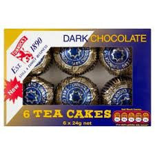 Tunnocks Dark Chocolate Tea Cakes BBD 13/4/24-UK Goodies