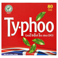 Typhoo 80 Tea Bags-UK Goodies