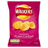 Walkers Prawn Cocktail 32.5g BBD 6/9/25-UK Goodies