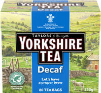 Yorkshire Tea Decaf 80 tea bags-UK Goodies