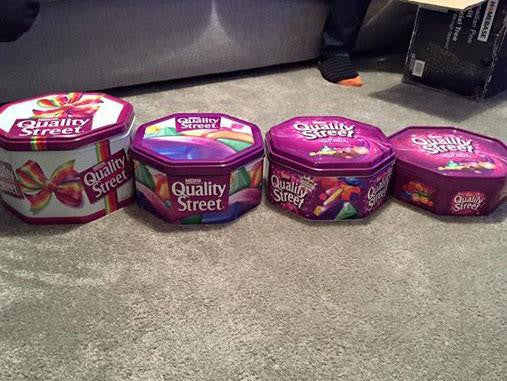 Christmas wouldn't be Christmas without the tin of Quality Street