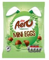 Aero Peppermint Mini Eggs 70g BBD 31/7/24-UK Goodies