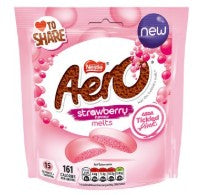 Nestle Aero Melts Strawberry 86g 30/11/25-UK Goodies