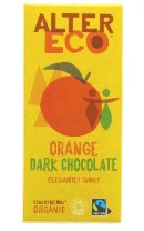 Alter Eco Orange Dark Chocolate 100g BBD 4/6/26-UK Goodies