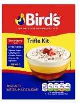 Bird's Strawberry Flavour Trifle Kit 141g-UK Goodies