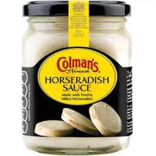 Colman's Horseradish Sauce 136g BBD 31/8/25-UK Goodies