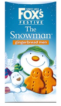 Fox's Feastive - The Snowman Gingerbread Men 100g-UK Goodies