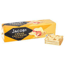 Jacob's Cream Crackers 300g BBD 15/6/24-UK Goodies