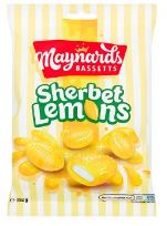 Maynards Bassetts Sherbet Lemons 192g-UK Goodies