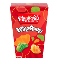 Maynards Bassetts Wine Gums Carton 350g-UK Goodies