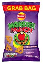 Monster Munch Pickled Onion 40g BBD 11/5/24-UK Goodies