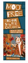 Moo Free Organic Salted Caramel Chocolate Bar 80g BBD 19/6/24-UK Goodies