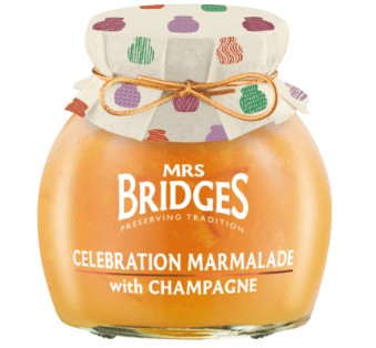 Mrs Bridges Celebration Marmalade with Champagne 340g-UK Goodies