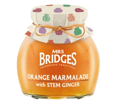Mrs Bridges Orange Marmalade with Stem Ginger 340g-UK Goodies
