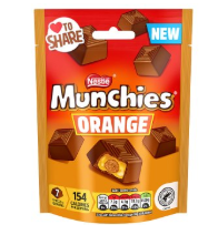 Nestle Munchies Orange 100g BBD 30/9/25-UK Goodies