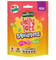 Rowntree's Jelly Tots Squidgers 120g BBD 31/3/26-UK Goodies