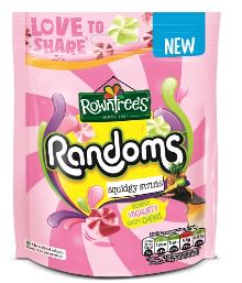 Rowntrees Randoms Squidgy Swirls 130g-UK Goodies