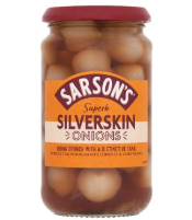 Sarson's Superb Silverskin Onions 460g-UK Goodies