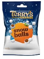 Terry's Chocolate Orange Snowballs 70g-UK Goodies
