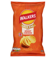 Walkers Roast Chicken Grab Bag 45g BBD 24/1/26-UK Goodies