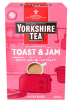 Yorkshire Tea Toast & Jam Brew 40 Tea Bags-UK Goodies