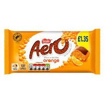 Nestle Aero Orange Chocolate Sharing Block 90g BBD 31/12/25-UK Goodies