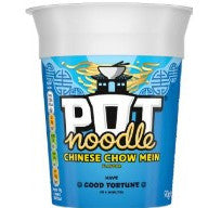 Pot Noodle Chinese Chow Mein 90g 31/8/25-UK Goodies