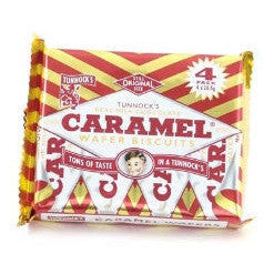 Tunnock's Caramel Wafers 4 pack BBD 21/6/25-UK Goodies